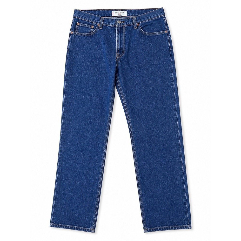 Levi's 505 Jeans‎ 36x36 Blue Denim Straight Leg Regular Fit Classic Men's